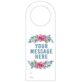 Personalized Message Printed Wine Tag with Recipient Name