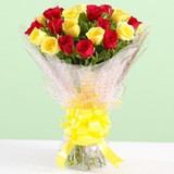 20 Mixed Roses (Red + Yellow)