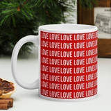 Love Love Love Printed Mug Gift