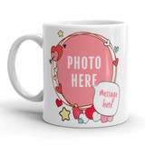 Love Design Personalized Mug With Your Photo And Message Print
