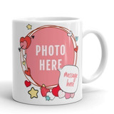 Love Design Personalized Mug With Your Photo And Message Print
