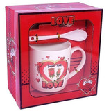 'Love' Ceramic Coffee Mug Gift Box