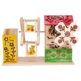 Wooden Home Decorative Swing Musical Showpiece