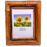 Bamboo Frame Design Table Top Photo Frame (4" x 6")