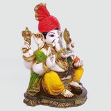 Royal Design Pagdi Ganesh Statue 11"