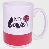 'My Love' Printed White Coffee Ceramic Mug