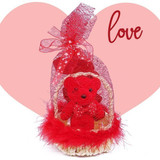 Beautiful Red Teddy Decorated Basket Showpiece Beautiful Red Teddy Decorated Basket Showpiece