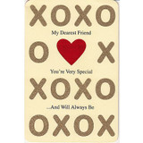 XOXO My Dearest Friend Greeting Card