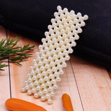 Trendy Fashion White Pearl Moti Hair Clip