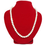 Sterling Silver White Pearl/Moti Necklace