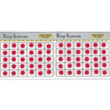Red Round Bindi Tika For Women (Extra Large)