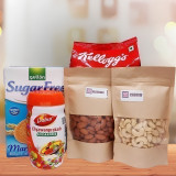 Food Combo - Oats, Biscuits, Chyawanprakash, Almond & Cashews