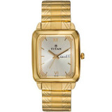 Titan Champagne Dial Analog Watch for Men (1581YM05)