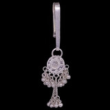 Pure Silver Saree Challa Waist Key Chain