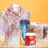 Gift For Aama: Scarf, Horlicks, Dry Nuts and Best Aama Mug