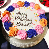 Cute Floral Decorated Cake from Crave Bakery (2lbs)