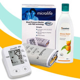 Himalaya Stress Relief Oil, BP Machine Microlife BPA2 Combo