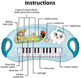 Electronic Musical Toys Piano For Kids - Blue