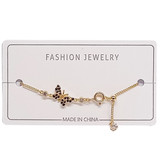 Casual Wear Golden Chain Butterfly Bracelet