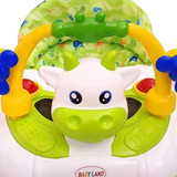 Green Cow Design Adjustable Musical Baby Walker Green Cow Design Adjustable Musical Baby Walker