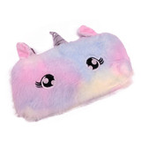 Cartoon Unicorn Soft Plush Pencil/Cosmetic Purse