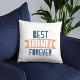 "Best Friends Forever" Printed Cushion