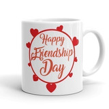 "Happy Friendship Day" Printed Ceramic Coffee Mug