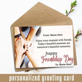 Happy Friendship Day Personalized Card