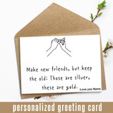 Personalized Friendship Greeting Cards