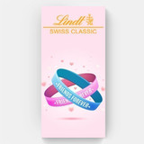 "Friends Forever" Band Printed Lindt Chocolate -100g