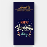 "Happy Friendship Day" Lindt Milk Chocolate For Your Friend -100g