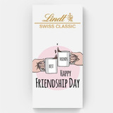 "Happy Friendship Day" Printed Lindt Milk Chocolate Gift -100g