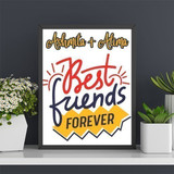 Personalize Photo Frame Gift For "Best Friend Forever" (A4 Size)