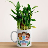 Bamboo Plant Mug Gift For Best Friend Forever