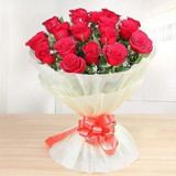 Romantic 21 Red Roses Bouquet For Someone Special