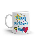 "Happy Father's Day" Printed Coffee Mug Gift For Dad