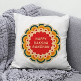 "Happy Raksha Bandhan" Cushion