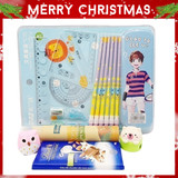 Stationery Set With Chocolate Gift For Children (5 Items)
