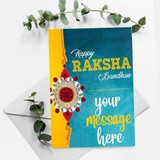 Raksha Bandhan Greeting Card With Message