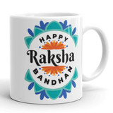 "Happy Raksha Bandhan" Printed Mug Gift For Rakhi Special
