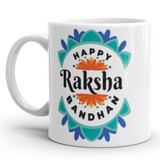 "Happy Raksha Bandhan" Printed Mug Gift For Rakhi Special