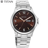 Titan Men Analog Stainless Steel Watch 1870SM02