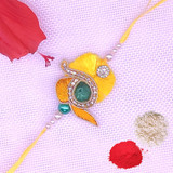 Beautiful Mayur Design Rakhi Thread