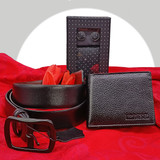 Tie, Belt & Wallet Gift Set For Men