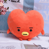 Heart-Shaped Pillow Plush Doll - Red