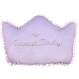 Sweet Baby Crown Cushion - Blue