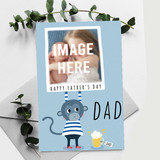 Greeting Card For Dad With Your Image