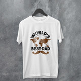 "World's Best Dad" Printed Tshirt - L, XL, XXL