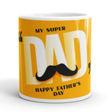 "My Super Dad" Printed Mug For This Father's Day