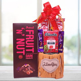 Chocolate Package in a Basket Chocolate Package in a Basket